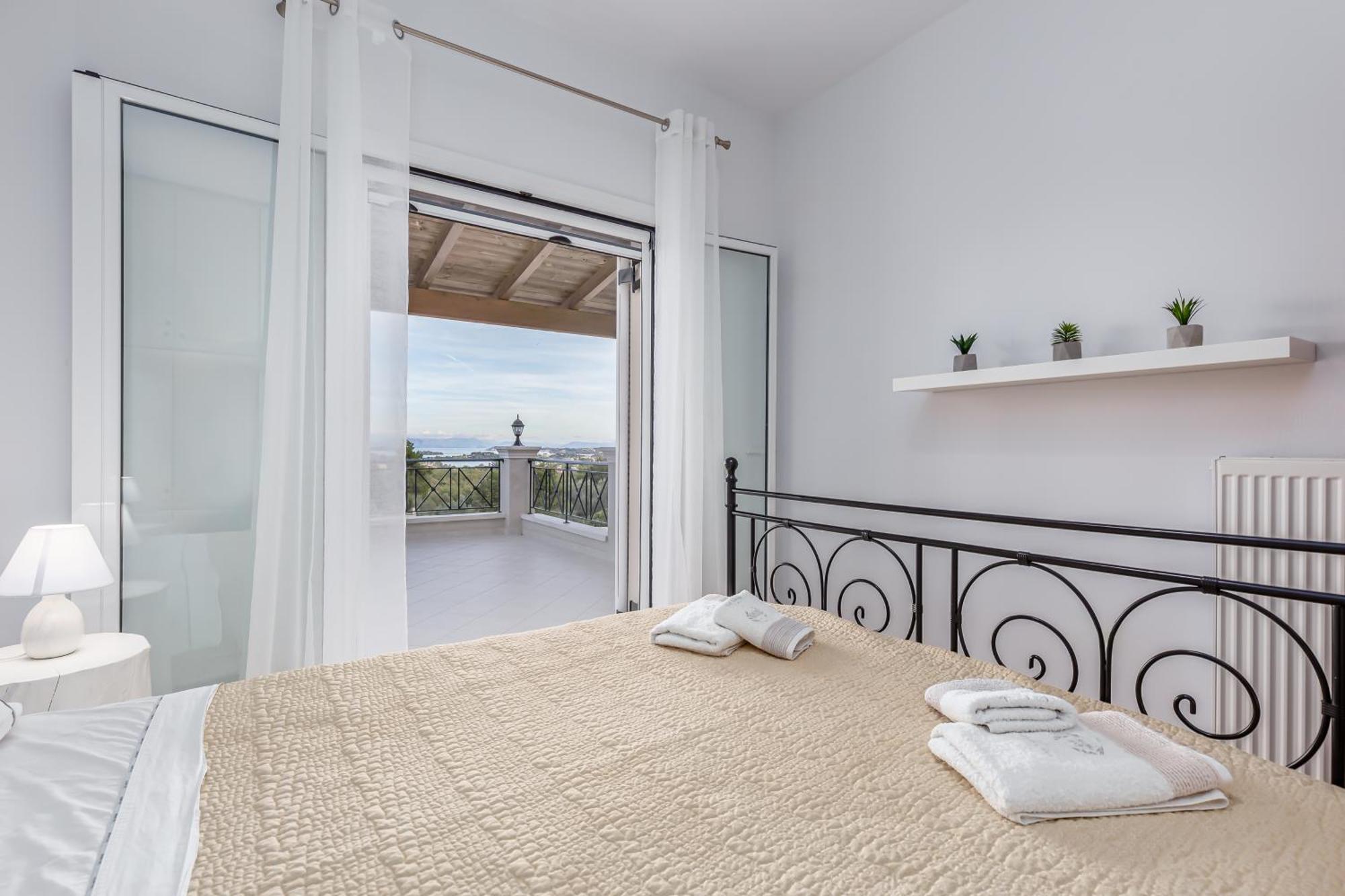 Villa Olivia Corfu - Amazing Sea-View 3 Bedroom Villa With A Pool Gazatika Exterior photo